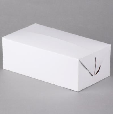 China Disposable Eco-Friendly Biodegradable White / Kraft Take Out Lunch / Chicken Box With Quick Top for sale