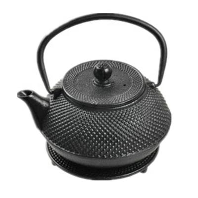 China Sustainable 600ml Cast Iron Kettle Teapot With Stainless Steel Filter for sale