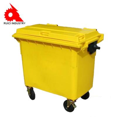 China Sustainable Hot Sale Car Waste Bin 120l Plastic for sale