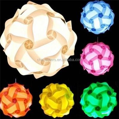 China 2017 DIY Fantasy Q.I. Antique Decorative Puzzle Lamp Shade Diameter Of Circle 33cm - Self Assembly 33cm for sale