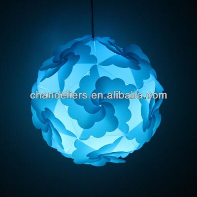 China Antique Flower Lampshade, QI Jigsaw Lights Puzzle Ze Lamp Shade LAMP for sale