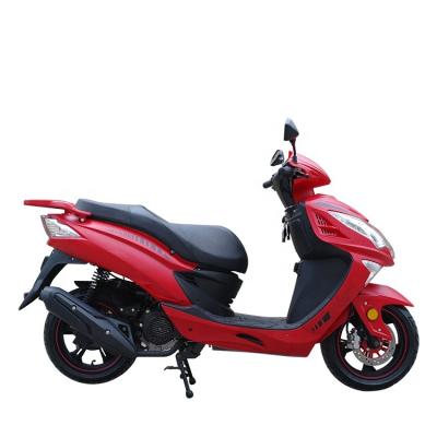 China Latest Design Promotional Cheap Adult 150CC Moped Petrol Scooter Gas Motorcycle For Sale for sale