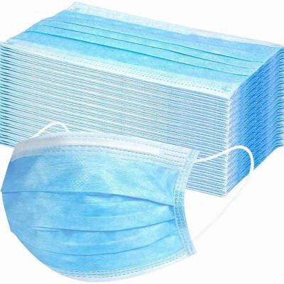 China Manufacturer Medical 3Ply Earloop Flu Protection Adult Foldable Face Masks For Facials for sale