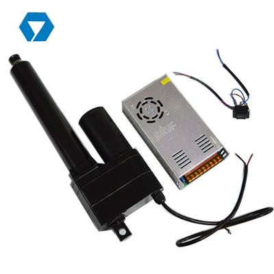 China 24v 12v 350mm Stroke YNT-04 Waterproof Linear Actuator With 220VAC Power Supply for sale