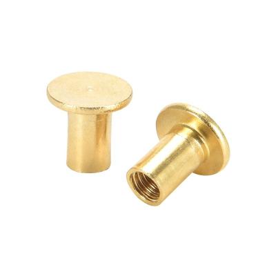 China Industry Furniture Wood Rivets Fixed Brass Custom Rivets for sale