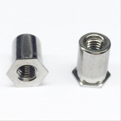 China Customized Aluminum Irregular Nut 3X7 Mm High Tolerance Part for sale