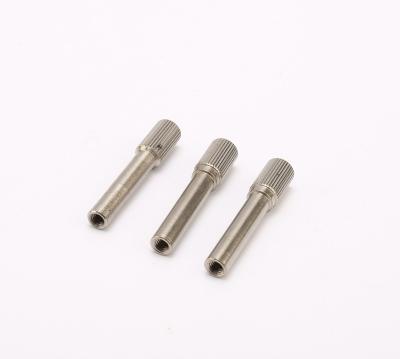 China Stable Stainless Steel Straight Knurled Knurled Studs Shaft for sale