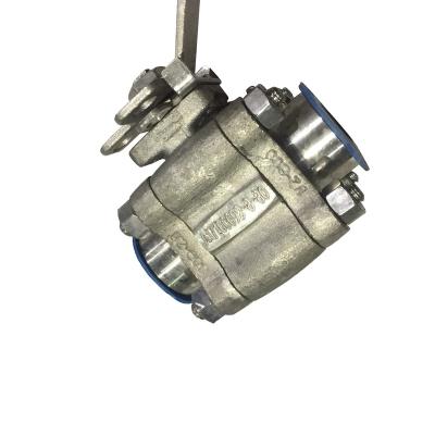 China Manual Oil Titanium NPT Threaded Ball Valve Class 800 for sale