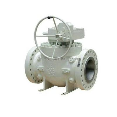 China General Precision Custom 6 Inch Entry Forged Trunnion Motorized Valve Special Top Mounted Ball With Prices for sale