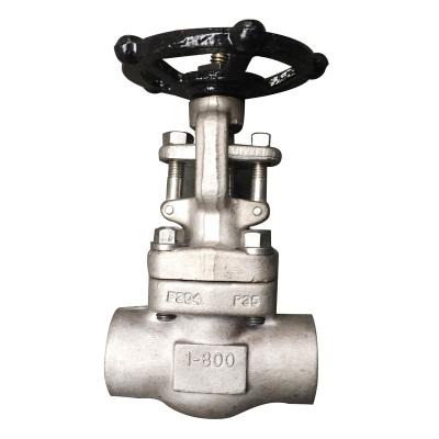 China General Forged Steel A105N 1 Inch Socket Weld Lever Gate Valve for sale