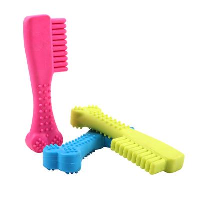 China Durable Durable Teeth Cleaning Rubber TPR Dog Chew Toy for sale