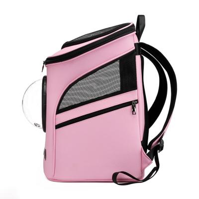 China Durable High Quality PU Material Pet Carrier Travel Bag for sale