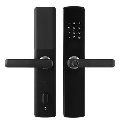 China Aluminum alloy doorbell keypad one-piece lock for house door Tuya lock smart electronic code smart fingerprint lock for apartment homestay for sale