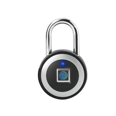 China Student Dormitory Locker Smart Zinc/Aluminum Alloy Fingerprint Locks Gym Locker Small Fingerprint Padlock for sale