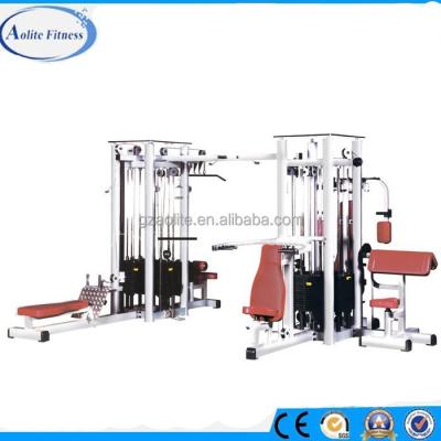 China ALT-6808 machine fitness professional sporting goods/gymnasium and club eight station/multifunctional fitness equipment for sale