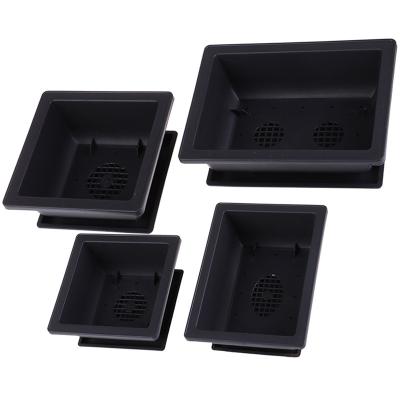 China Plastic Square Succulent Nursery Basin Pots 1PC Rectangle Pot Succulents Garden Supplies Flower Potted Plant Bowl Bonsai Bowl Nursery Supplies for sale