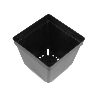 China Nursery Pots 20pcs Square Flower Pots Root Control Resin Flower Plastic Cactus Plants Bonsai Pots Succulent Planters for sale