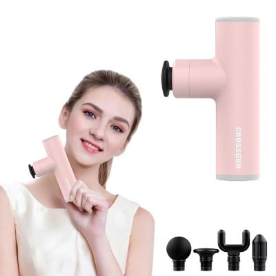 China Mini Massage Gun Deep Tissue Body Massage Gun Home Handheld Electric Travel Massagers for sale