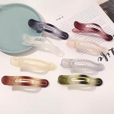 China Hot Selling New Fashion Temperament Super Cute Candy Color Acrylic Hair Clips Accessories for Girls for sale