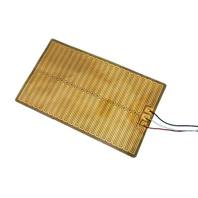 China Machinery Repair Shops Customize Flexible 3.7v 5v 12v 36v Round Polyimide Film Kapton Heater for sale