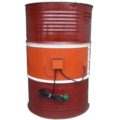 China Machinery Repair Shops Customize 220v Silicone Rubber Oil Drum Heater With Adjustable Thermostat for sale