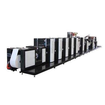 China Semi Rotary Intermittent Paper Offset Printing Machine Label / Paper / Film Printer WJPS-350 Label for sale