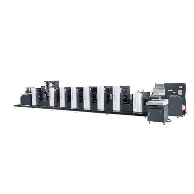 China Paper / Film Printing Chinese Hot Sale Multi Color High Speed ​​Mattress Label Intermittent Offset Printing Machine for sale