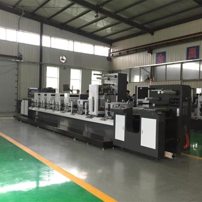 China Flexo Sticker Label WANJIE 350mm 4 Color Letterpress Printing Machine for sale