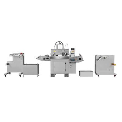 China Garment Shops Full Automatic Multicolor CNC Coil Type Silk Screen Printing Machine Controlled for sale