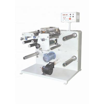 China Garment Shops Wanjie 350mm High-speed Automatic Label Slitting Machine Rewinding Machine for sale