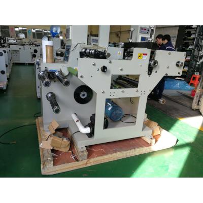 China Adhesive Label Adhesive Label Sticker Die Cutting and Slitting Machine for sale