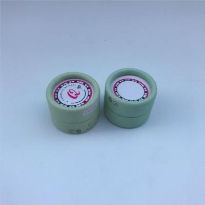 China Mini Lip Balm Paper Jar 5g Air Freshener Recyclable Oil-proof Paper Tube Cosmetic Cardboard Packaging Container for sale