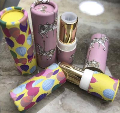 China Recyclable Recycled Plastic Lip Balm Tubes, Customize Lipstick Tube Packaging, Deodorant Box Oil Resistant Liner for sale