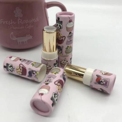 China Other Design Custom Printed For Lipstick Cardboard Tube Packaging Kraft Paper for sale