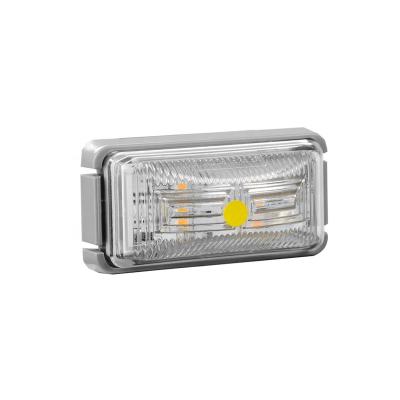 China 12V 24V Set Excellent LED Indicator Clearance Marker Side Marker Lamp Truck Side Material Rectangular Clearance For Trailer for sale