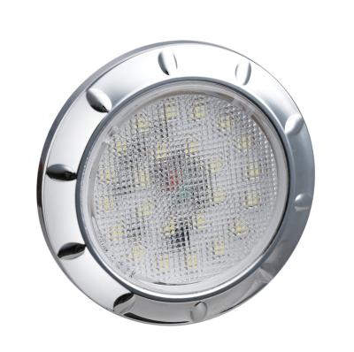 China Interior Light E-Mark PC UV Lens Round Ceiling 12v Indoor Dome Caravan Led Lights for sale