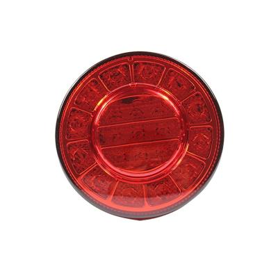 China Auto LED Truck Stop Tail Light Bus Trailer 4 Inch Around LED Tail Lamp Stop Light Truck for sale