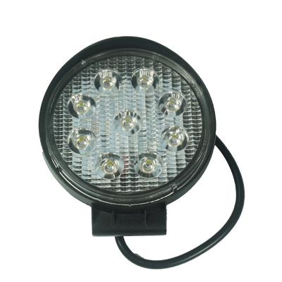 China High Lumen LED 18W LED Work Light Powerful Round Automotive Light Trailer Light for sale