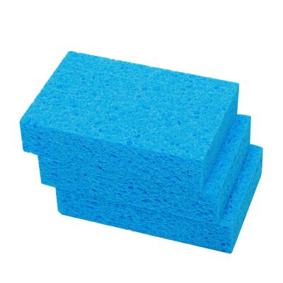 China Sustainable Natural Non-scratch Kitchen Dish Washing Strong Absorption Cellulose Sponge for sale