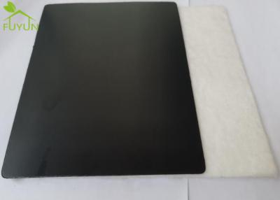 China 2m Width HDPE Composite Geomembrane Liner Sheet 2 Cloth For Canal for sale