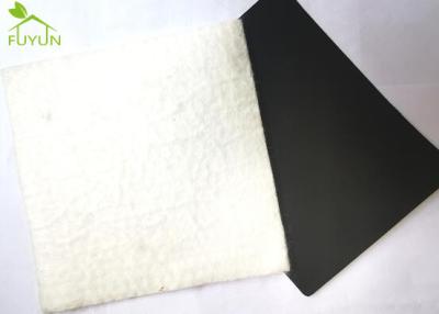 China 400-1000g/M2 HDPE Lining For Water Tank , 150/0.25 PET Waterproof Geomembrane for sale