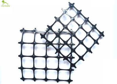 China Weld 100KN PET Geogrid In Road Construction For Strengthening Cement Pavement for sale