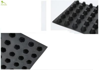 China 8mm Height Black Drainage Geocomposite For Building Underground Water System for sale