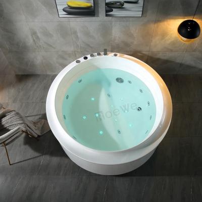 China Luxury Design Hydrotherapy Bathtubs Body Massage Acrylic Whirlpool, Hotel Bathroom Tub Around Free Standing Bathtub for sale