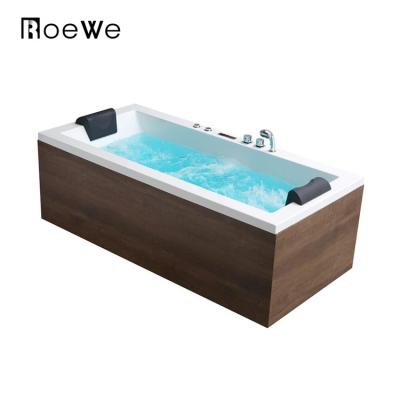 China With bluetooth apron modern design wooden whirlpool bathtubs with bluetooth massage bathtub luxury acrylic hydro whirlpools for sale