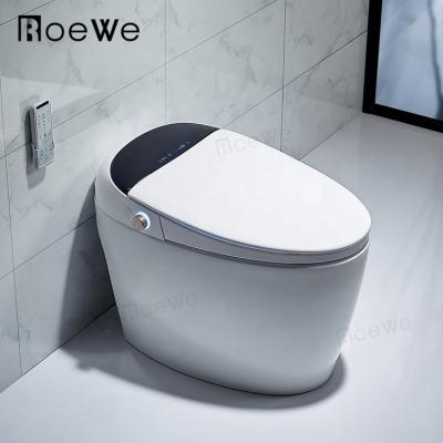 China Double-Flow Intelligent Smart Toilet Lavatory Floor Standing Ceramic One-piece Smart Bidet for sale