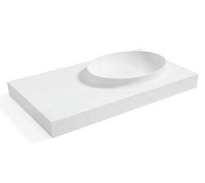 China Modern Bathroom Washbasin Artificial Stone Sinks, Solid Outdoor Washbasin, Matt Marble Washbasin White for sale