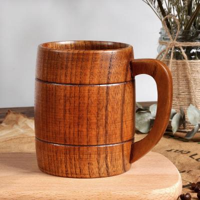 China Wooden beer mug 320ml viable purchase of the retro for sale