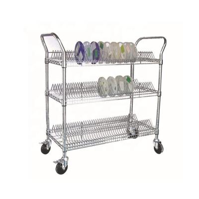 China High Quality Steel Storage SMT Coil Storage Trolley SMD Coil Cart for sale