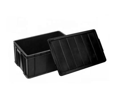 China Sustainable Plastic Anti-Static Container ESD Package Tool Storage Box Component Bins With Lid for sale